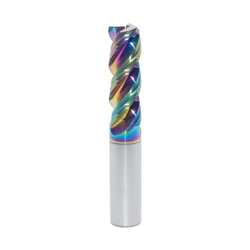 JIANXING 12mm Carbide Square End Mill for Aluminum & Copper Applications, 3-Flute, HRC 55 Deg, 12mm Cutting Diameter, 75mm Length, High Feed U-Type Design, for Roughing and Finishing (1 Pieces) - Image 1